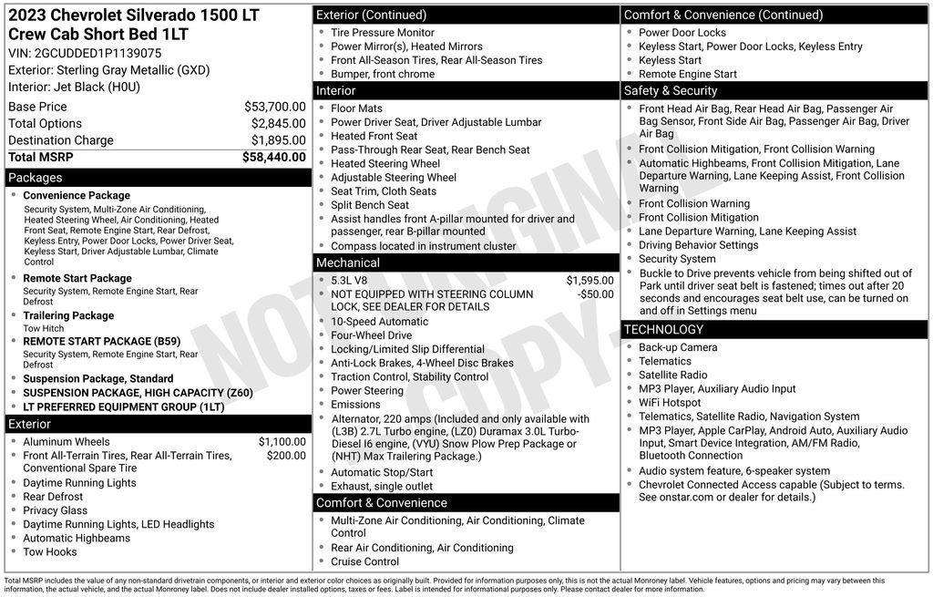 Used 2023 Chevrolet Silverado 1500 LT AWD/4WD image 9