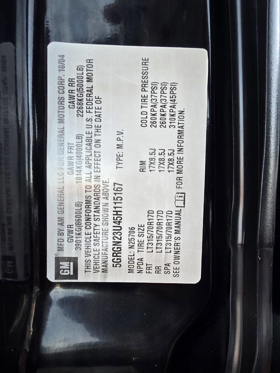Used 2005 HUMMER H2 image 20