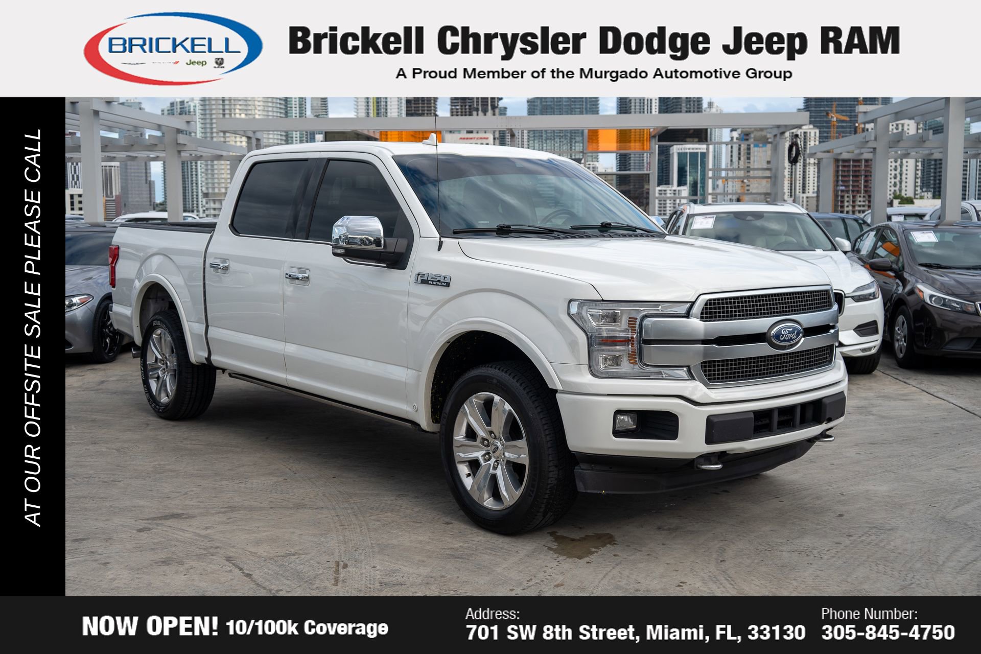 Used 2020 Ford F150 Platinum w/ Equipment Group 701A Luxury image 3