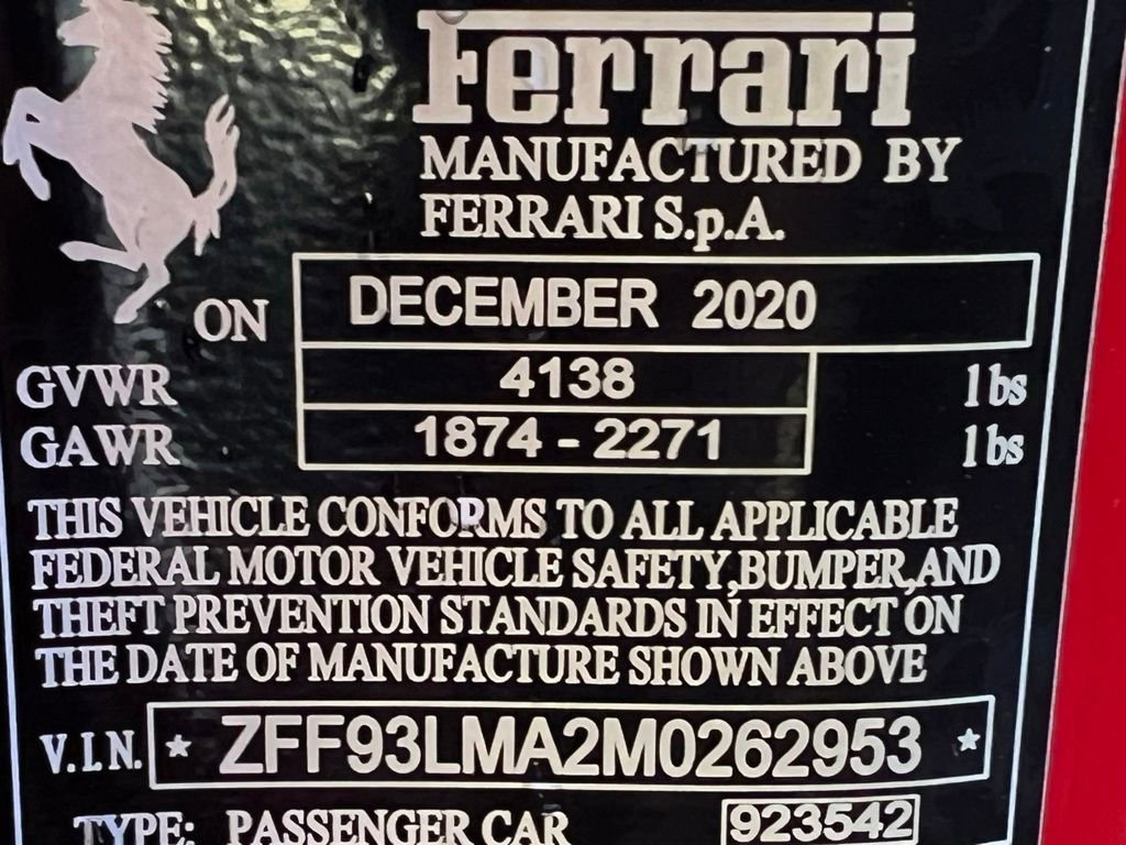 Used 2021 Ferrari F8 Tributo image 16