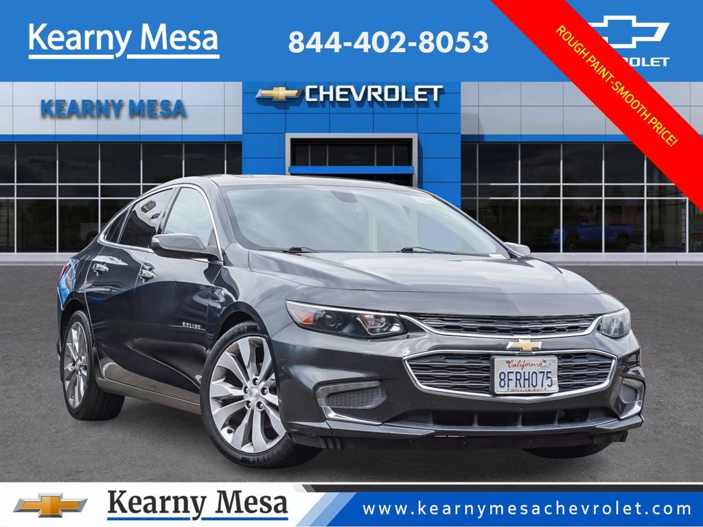Used 2018 Chevrolet Malibu Premier w/ Premier Sun and Wheel Package