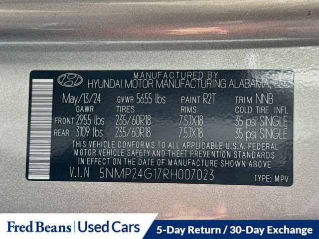Used 2024 Hyundai Santa Fe SEL FWD image 40