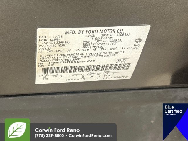 Used 2019 Ford Explorer Platinum AWD/4WD image 37