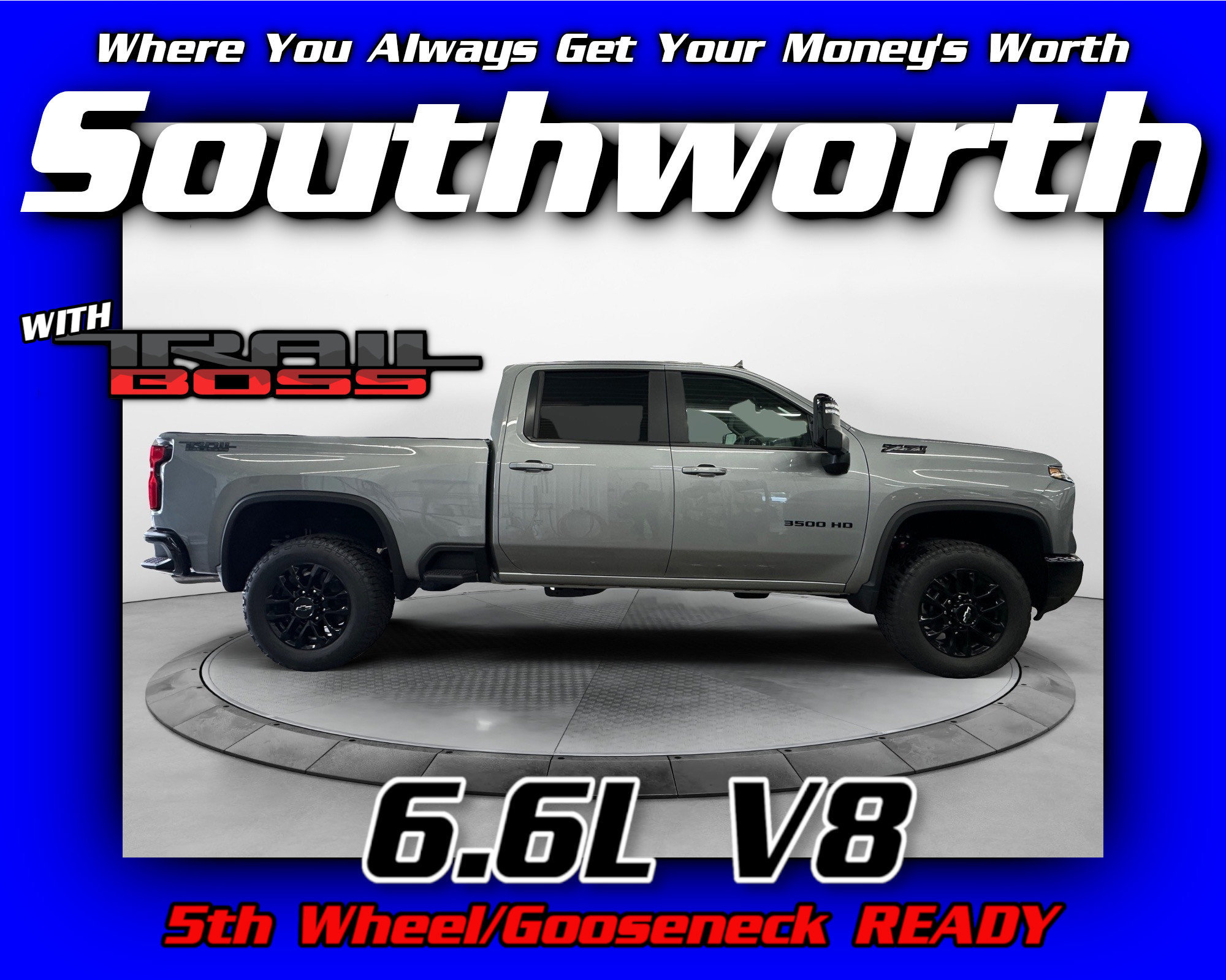 New 2025 Chevrolet Silverado 3500 LT w/ Trail Boss Package