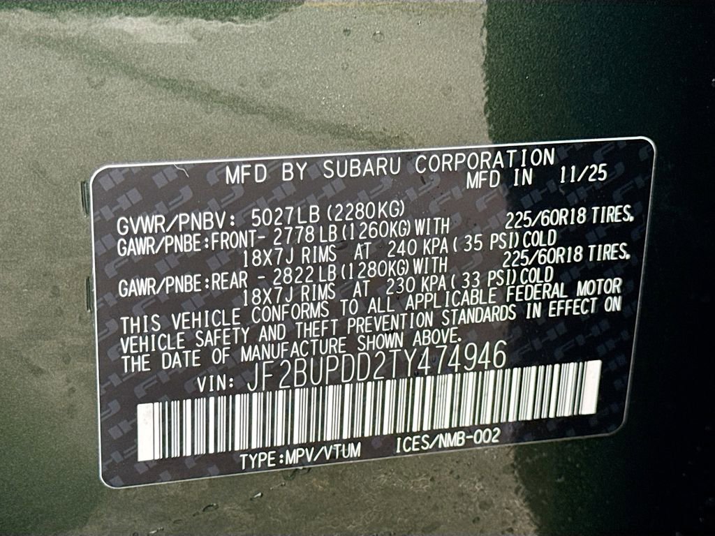 New 2026 Subaru Outback Limited image 42