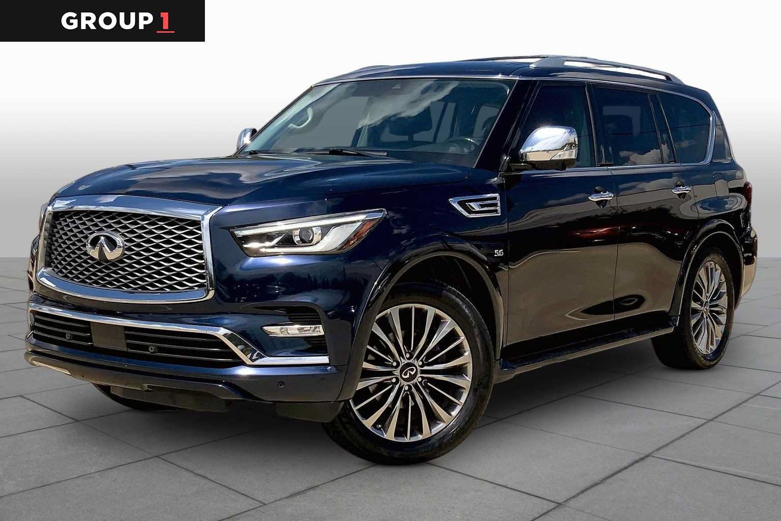 Used 2019 INFINITI QX80 Luxe w/ 22" Wheel Package RWD image 1