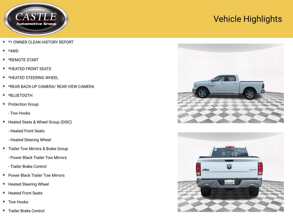 Used 2017 RAM 1500 Big Horn AWD/4WD image 3