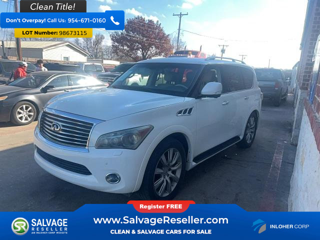 Used 2012 INFINITI QX56 2WD w/ Deluxe Touring Pkg image 3