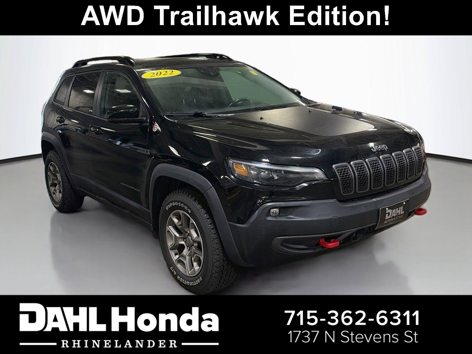 Used 2022 Jeep Cherokee Trailhawk AWD/4WD image 1