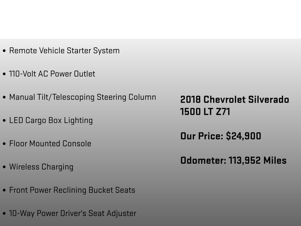 Used 2018 Chevrolet Silverado 1500 LT w/ All Star Edition AWD/4WD image 18