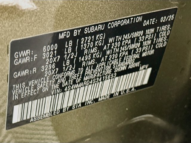 Used 2025 Subaru Ascent Bronze Edition AWD/4WD image 40
