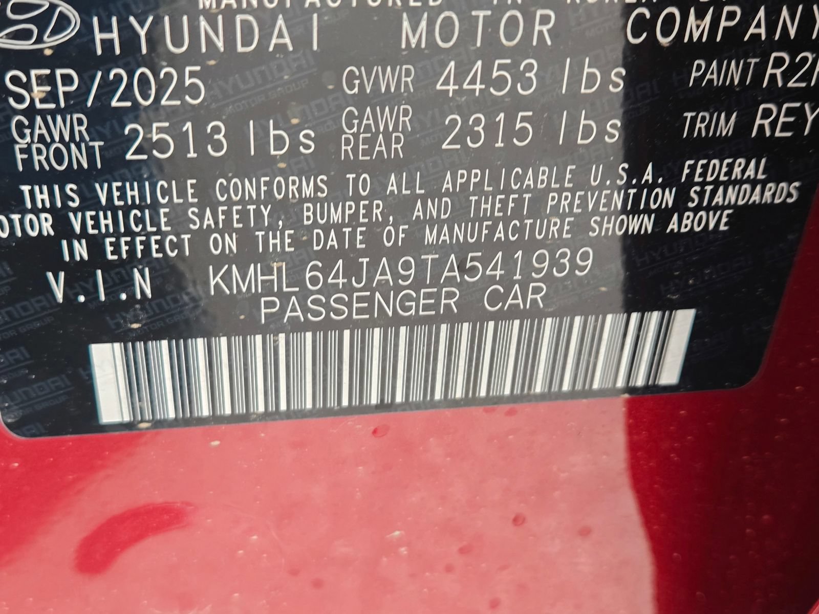 New 2026 Hyundai Sonata SEL FWD image 20