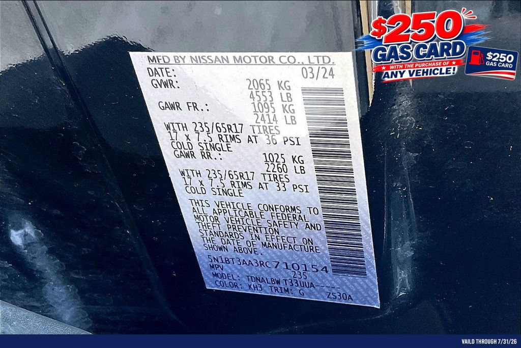 Used 2024 Nissan Rogue S FWD image 34