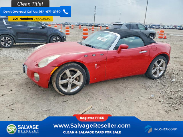 Used 2006 Pontiac Solstice Convertible w/ Premium Package image 1