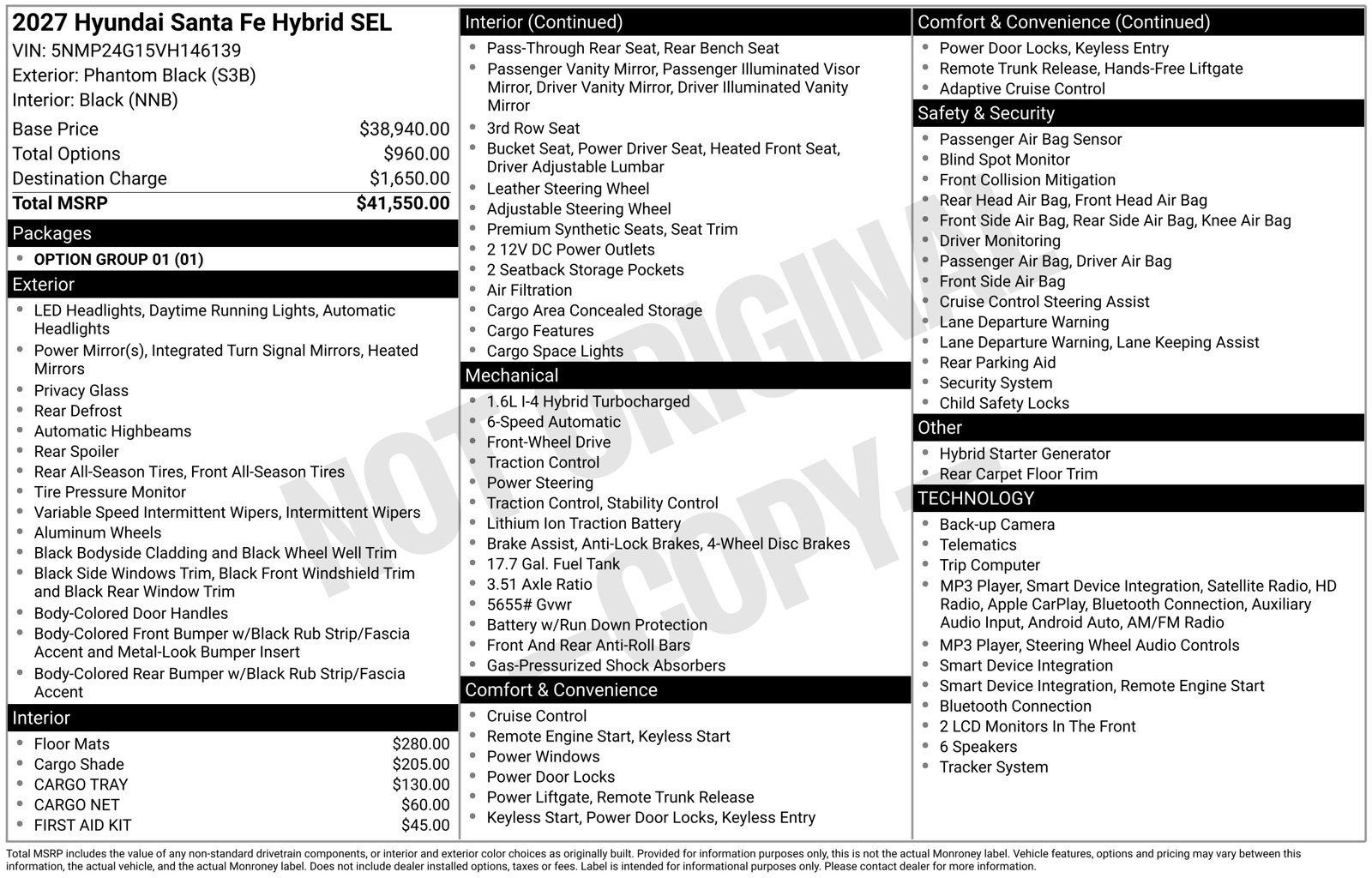New 2027 Hyundai Santa Fe SEL FWD image 23