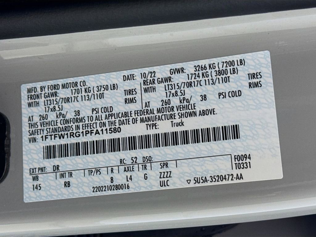 Used 2023 Ford F150 Raptor image 34