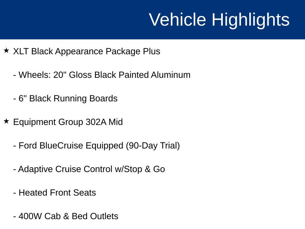 Certified 2024 Ford F150 XLT w/ Equipment Group 302A MID AWD/4WD image 24