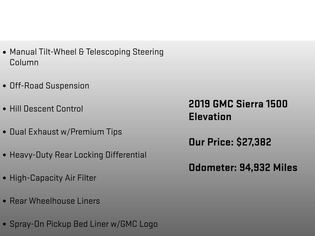 Used 2019 GMC Sierra 1500 Elevation AWD/4WD image 26