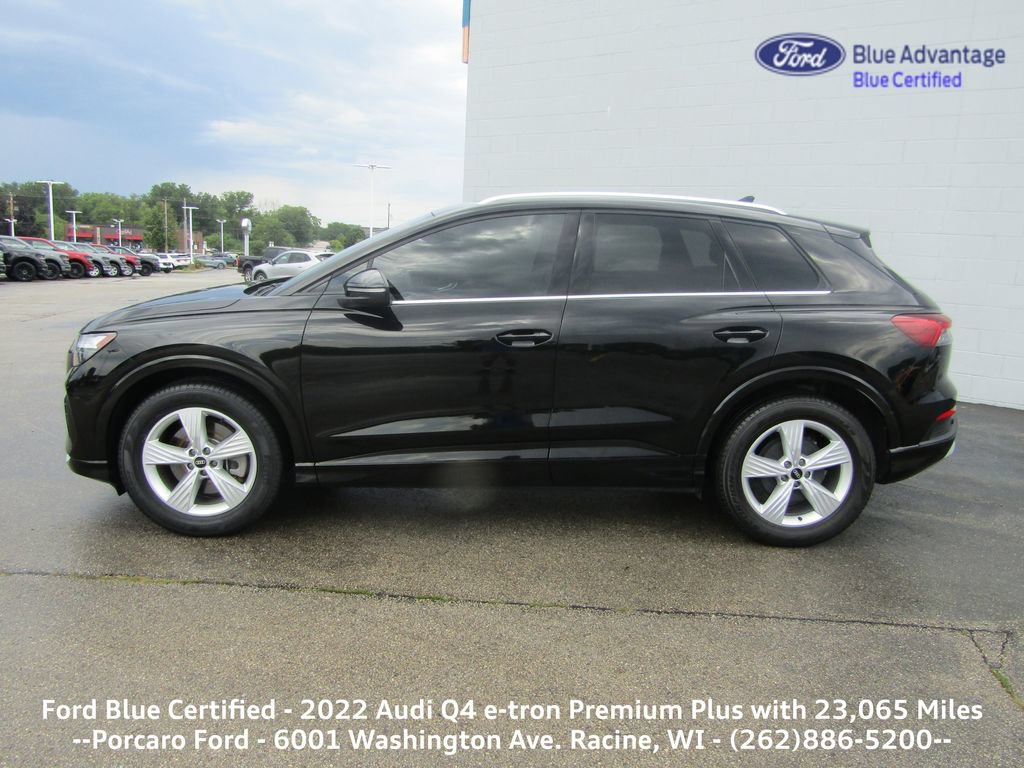 Used 2022 Audi Q4 e-tron Premium Plus w/ Premium Plus AWD/4WD image 2