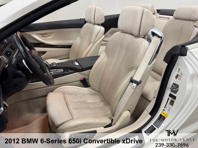 Used 2012 BMW 650i xDrive Convertible AWD/4WD image 23