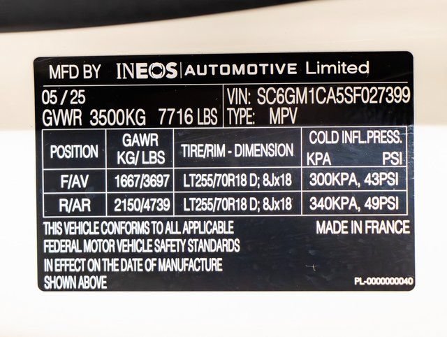 New 2025 INEOS Grenadier Station Wagon AWD/4WD image 23