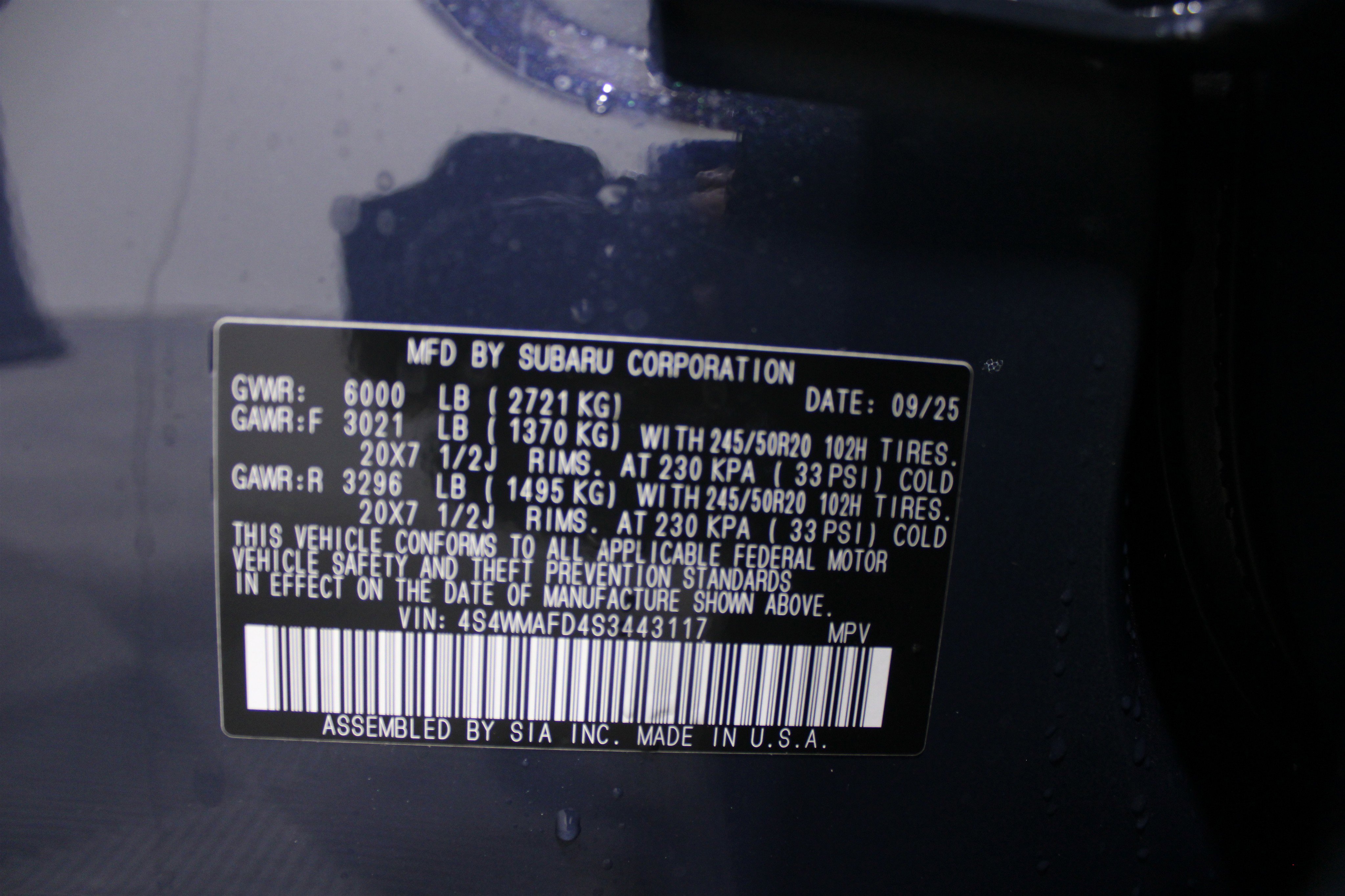 New 2025 Subaru Ascent Onyx Edition image 38