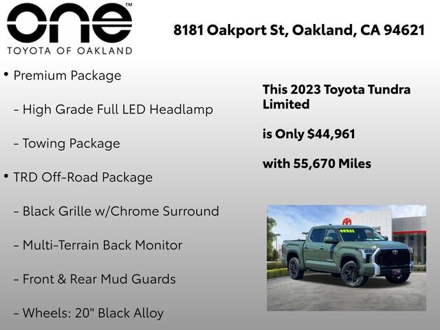 Used 2023 Toyota Tundra Limited w/ TRD Off-Road Package AWD/4WD image 5