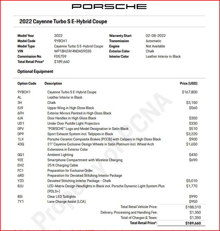 Certified 2022 Porsche Cayenne Turbo S image 9
