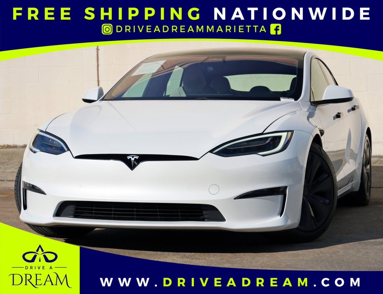 Used 2021 Tesla Model S Long Range AWD/4WD image 1