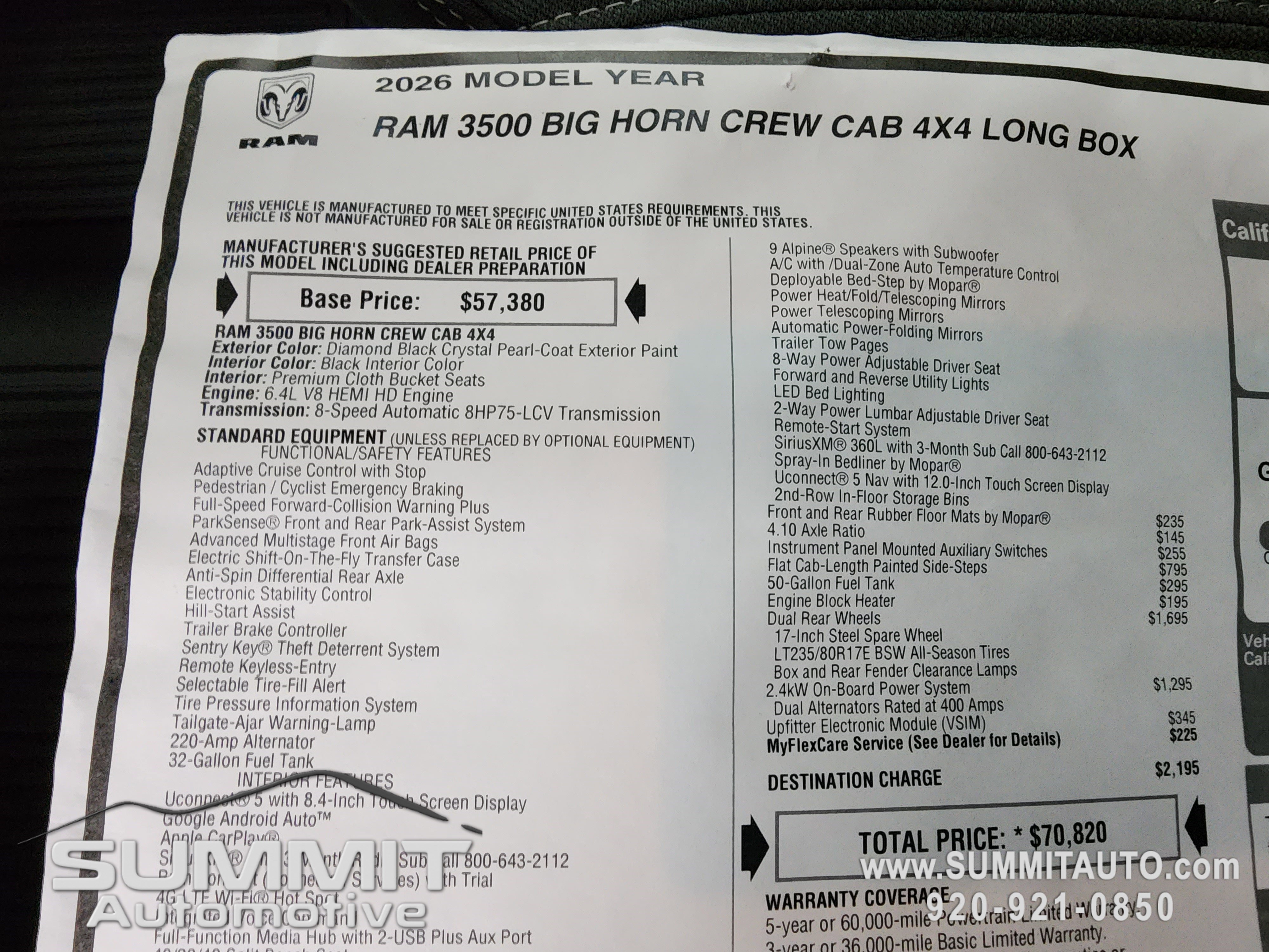 New 2026 RAM 3500 Big Horn image 37