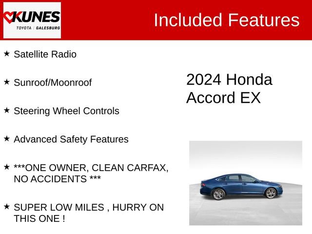 Used 2024 Honda Accord EX image 3