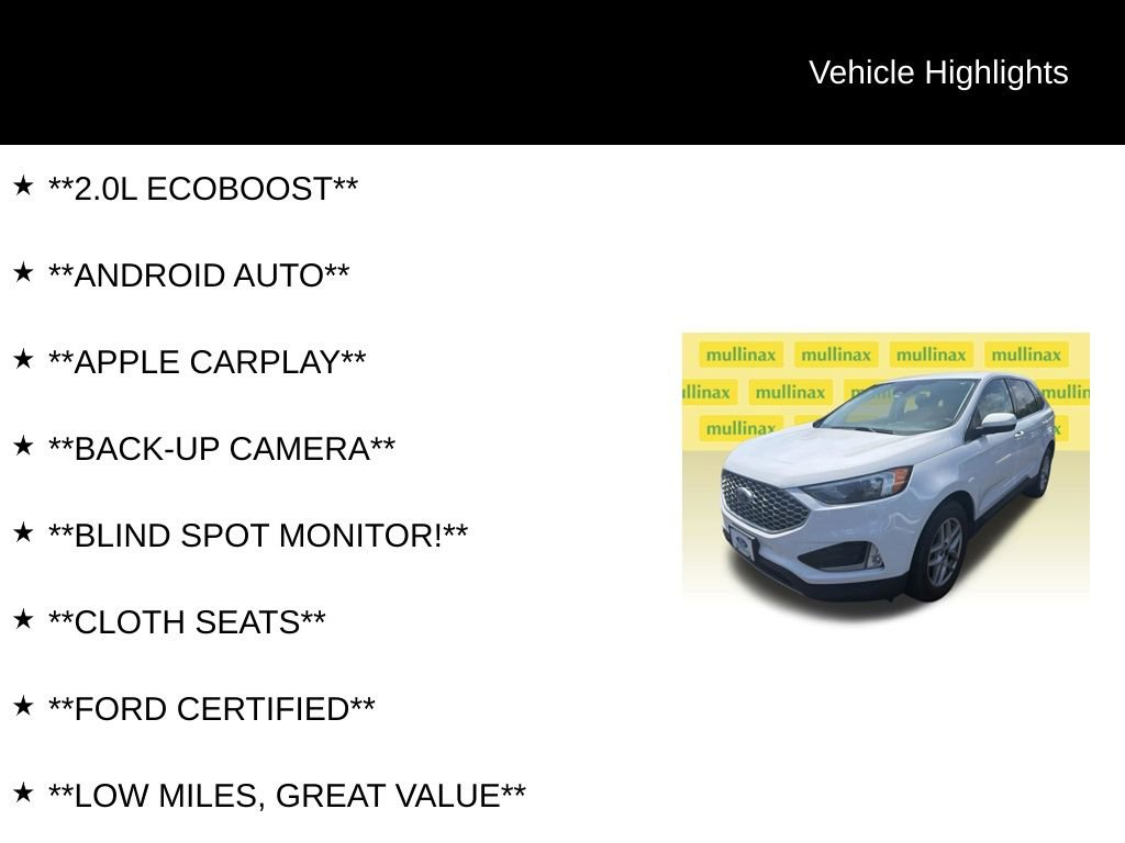 Certified 2023 Ford Edge SEL w/ Convenience Package AWD/4WD image 6
