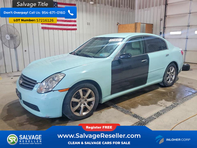Used 2006 INFINITI G35 Sedan