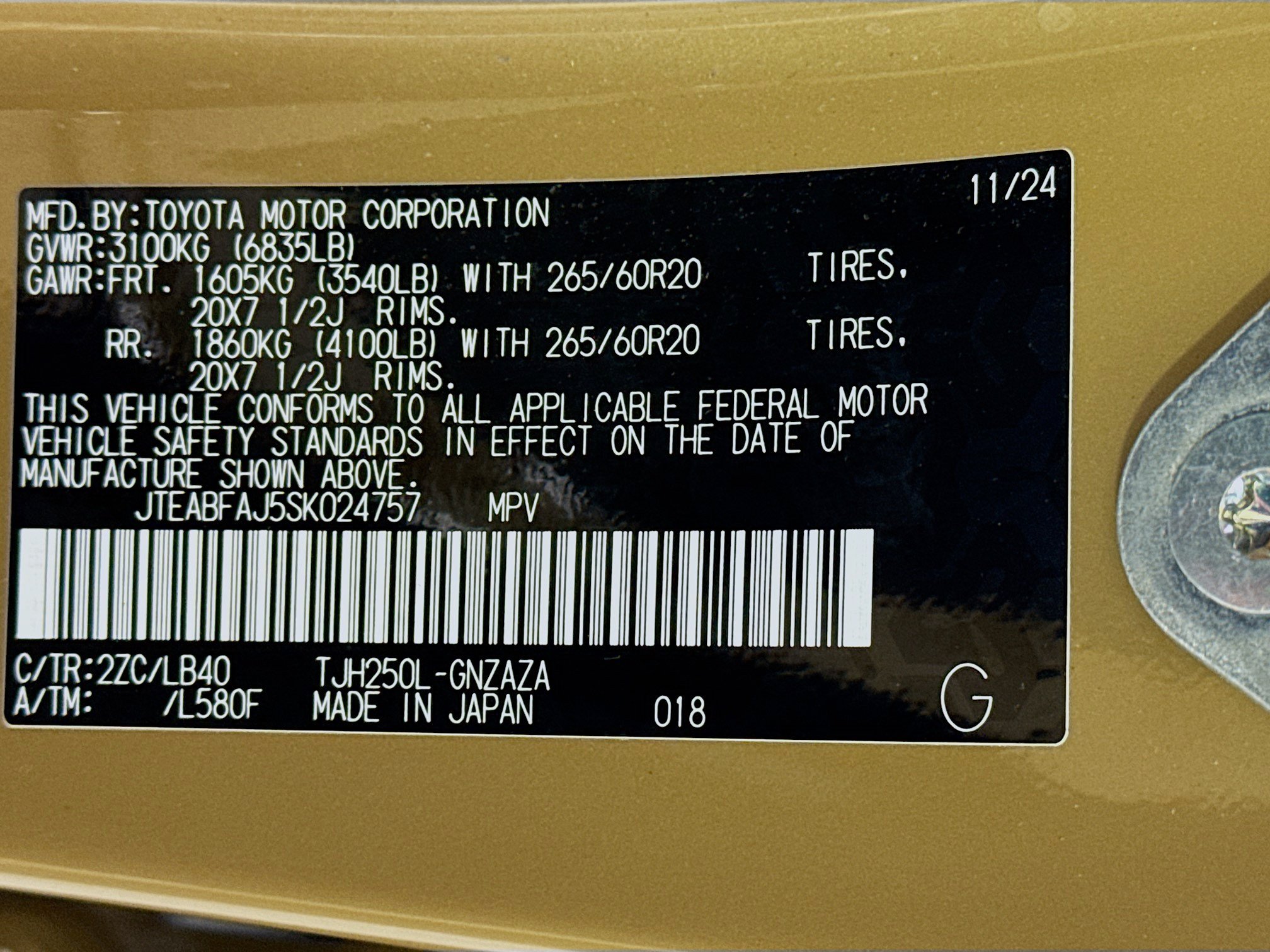 Certified 2025 Toyota Land Cruiser AWD/4WD image 33