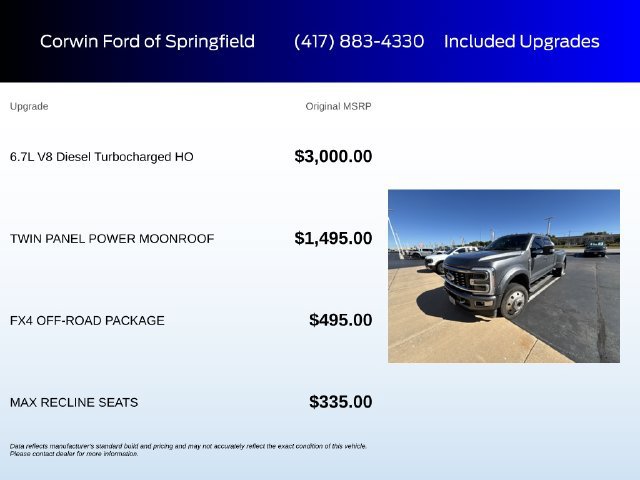 Used 2024 Ford F450 Platinum w/ FX4 Off-Road Package AWD/4WD image 6