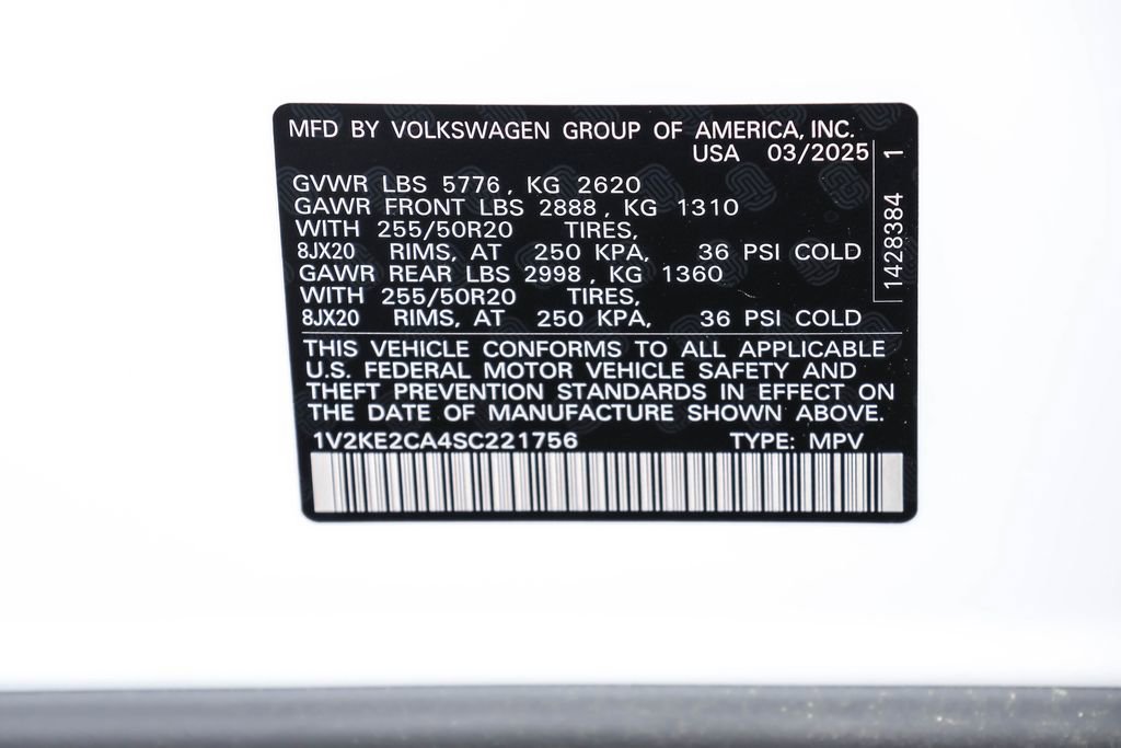 Used 2025 Volkswagen Atlas Cross Sport SE image 40