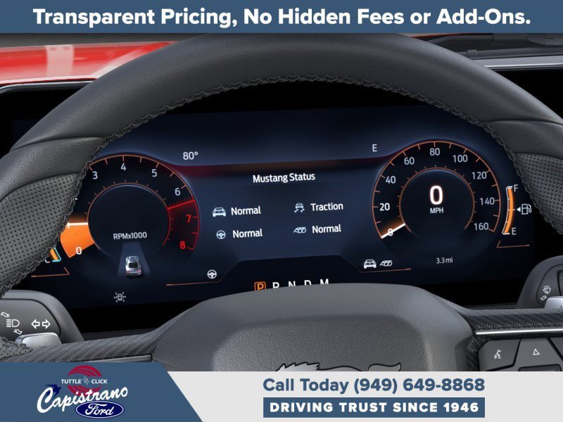 New 2025 Ford Mustang GT Premium w/ 60th Anniversary Package RWD image 13
