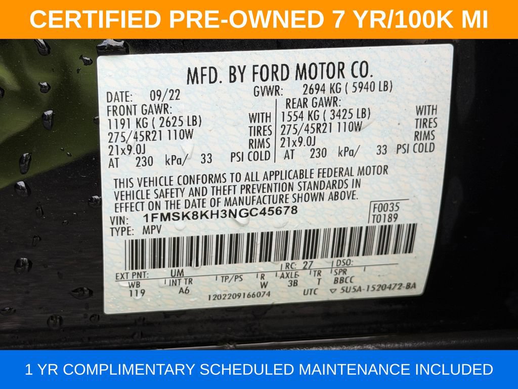 Used 2022 Ford Explorer ST-Line AWD/4WD image 31