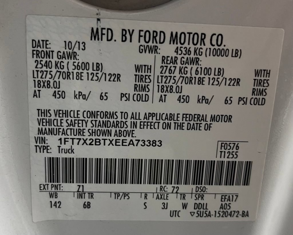 Used 2014 Ford F250 Lariat w/ Lariat Interior Package AWD/4WD image 55
