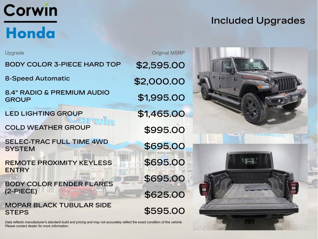 Used 2021 Jeep Gladiator Mojave AWD/4WD image 4