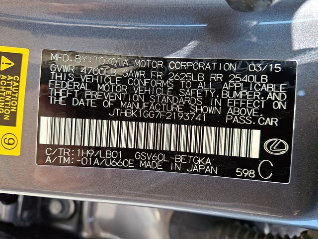 Used 2015 Lexus ES 350 w/ Luxury Package image 27