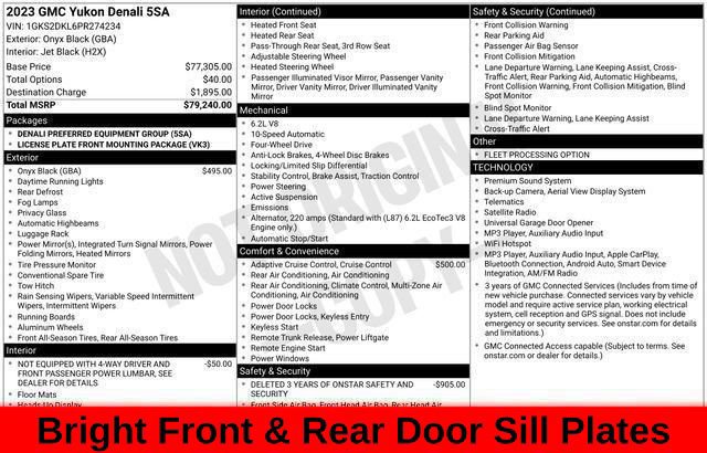 Used 2023 GMC Yukon Denali AWD/4WD image 72