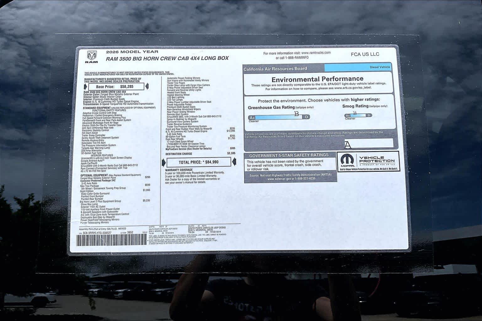 New 2026 RAM 3500 Big Horn AWD/4WD image 17