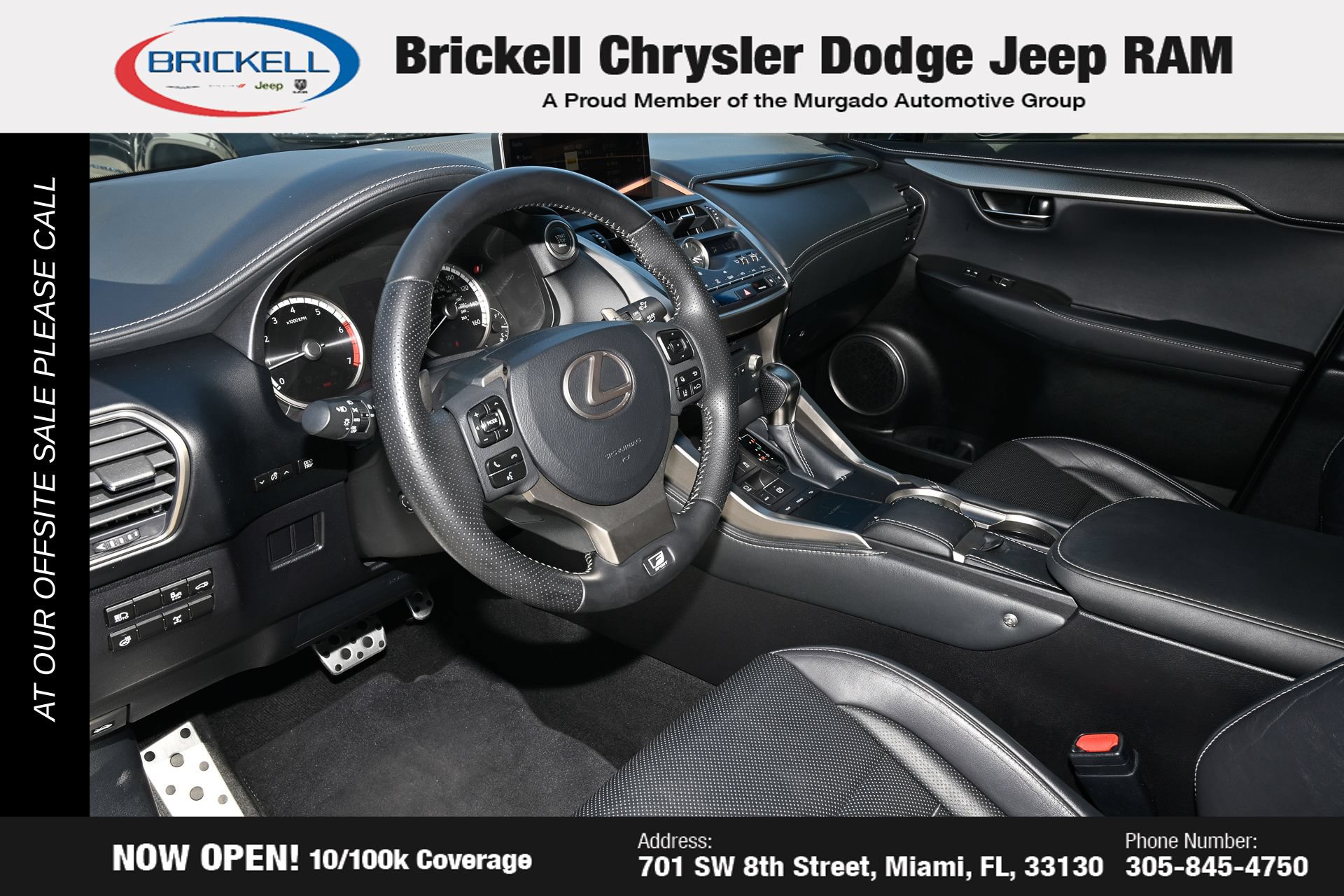 Used 2019 Lexus NX 300 F Sport w/ F Sport Premium Package AWD/4WD image 5