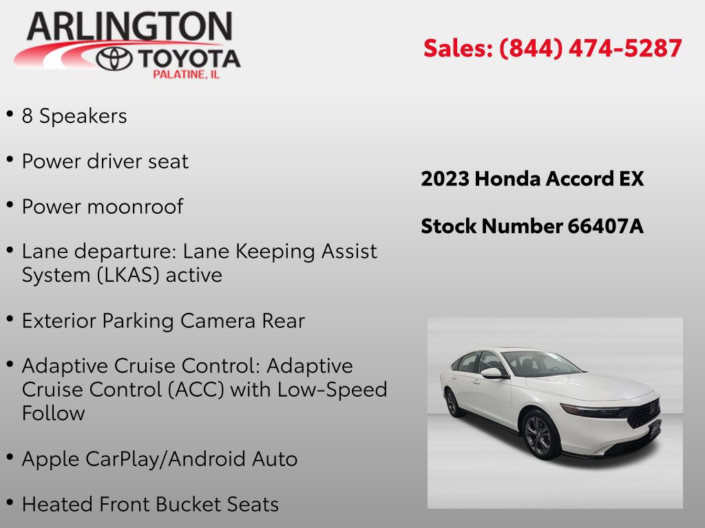 Used 2023 Honda Accord EX image 2