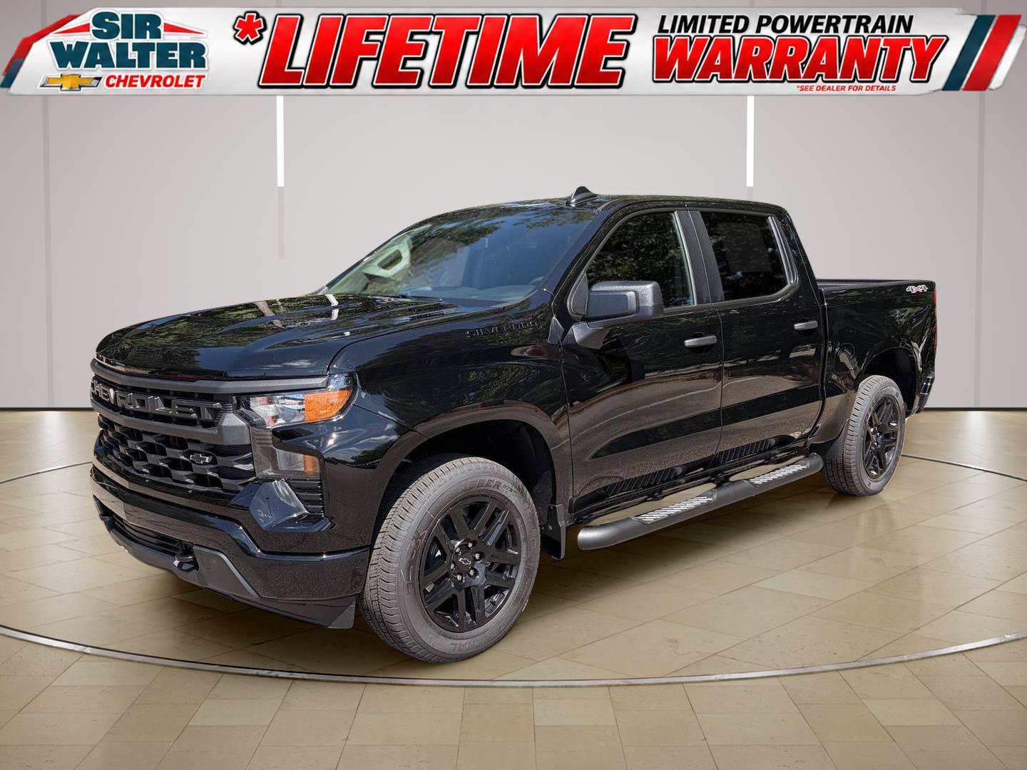 New 2026 Chevrolet Silverado 1500 Custom w/ LPO, Dark Essentials Package AWD/4WD image 1
