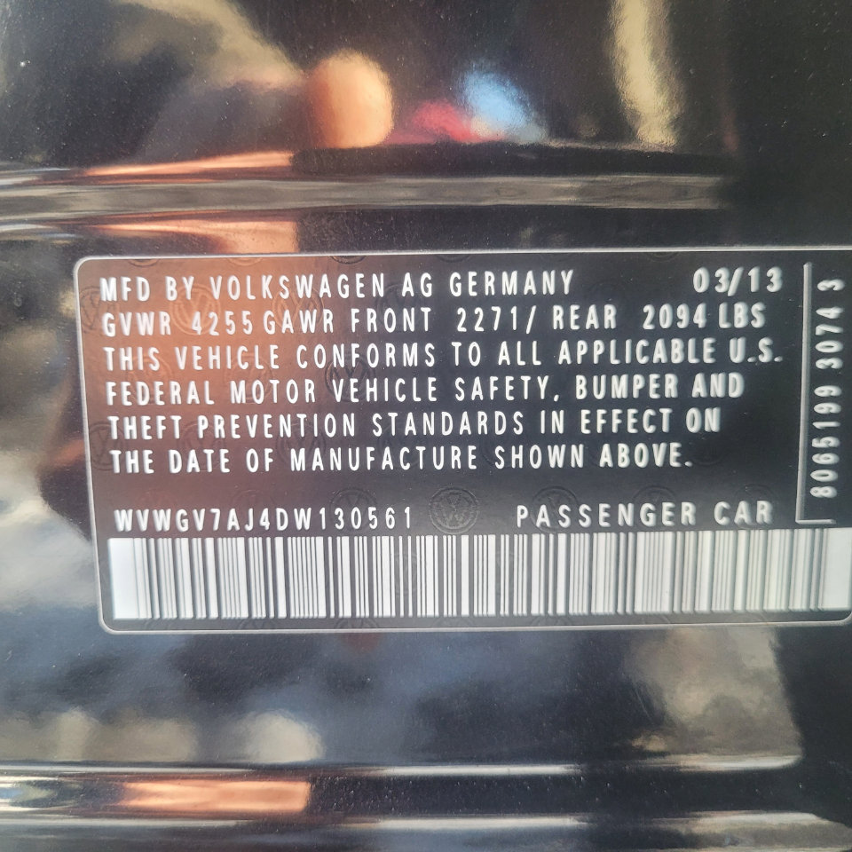 Used 2013 Volkswagen Golf 4-Door image 33