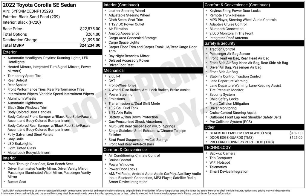 Used 2022 Toyota Corolla SE image 34