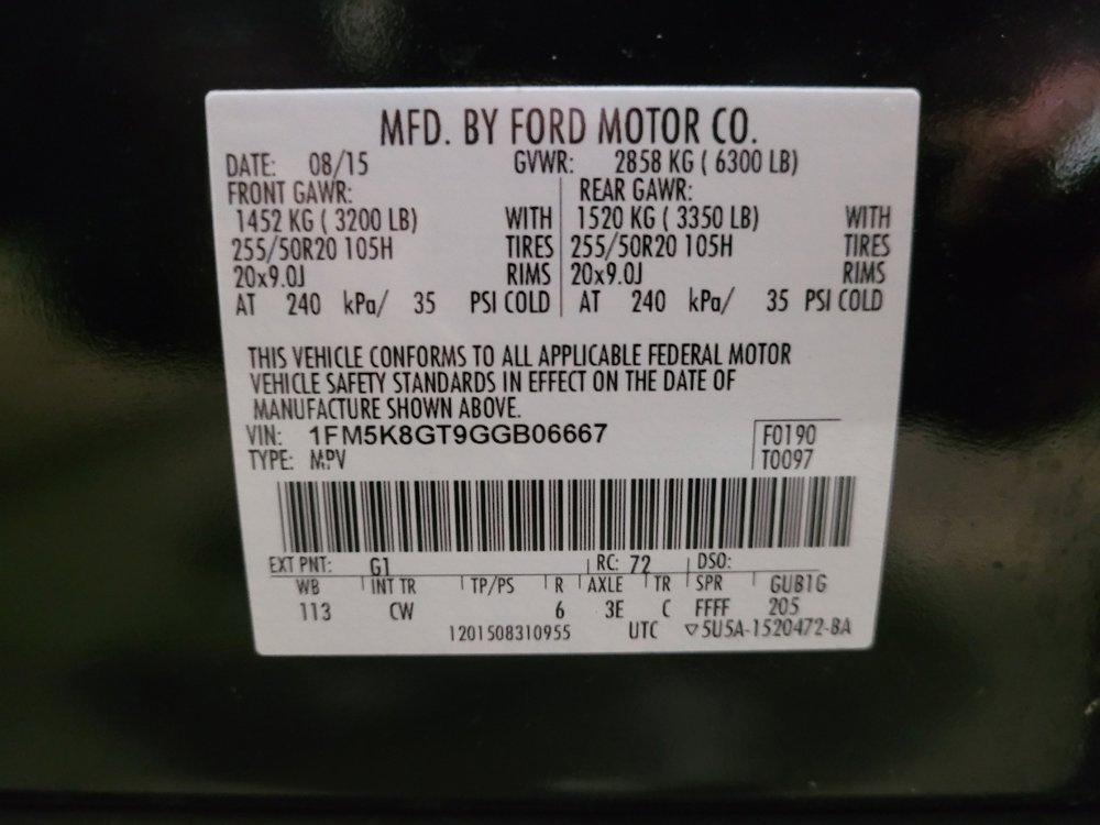 Used 2016 Ford Explorer Sport w/ Equipment Group 401A image 33