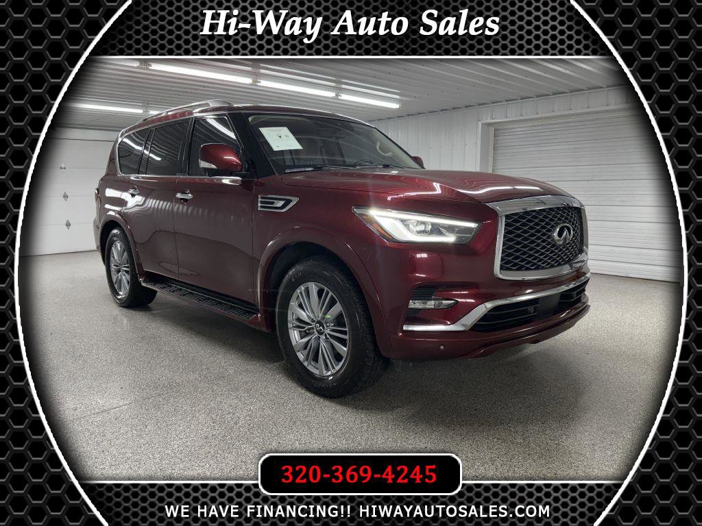 Used 2021 INFINITI QX80 Luxe video 1